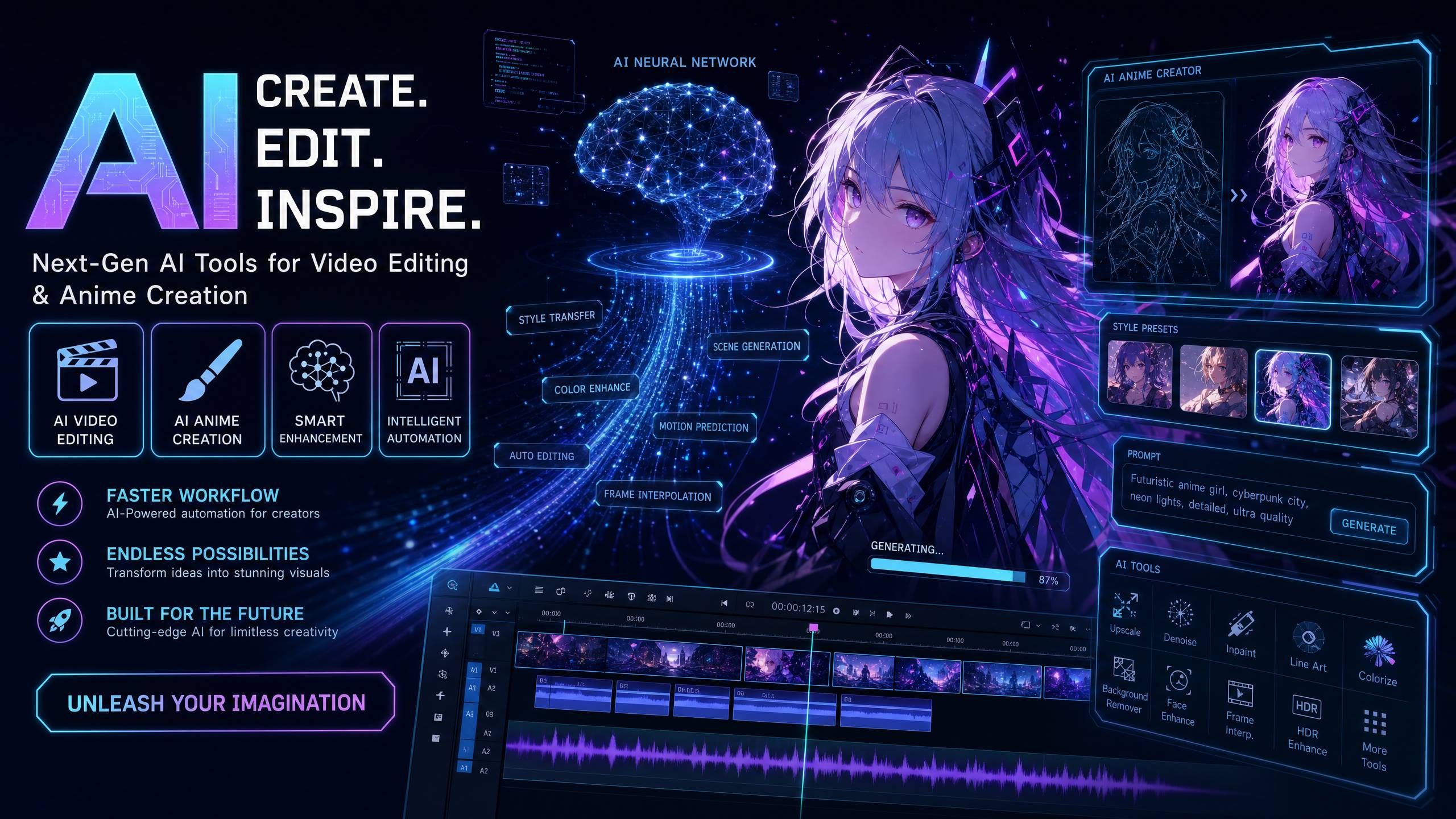 寸止挑战AI动漫创作工具平台